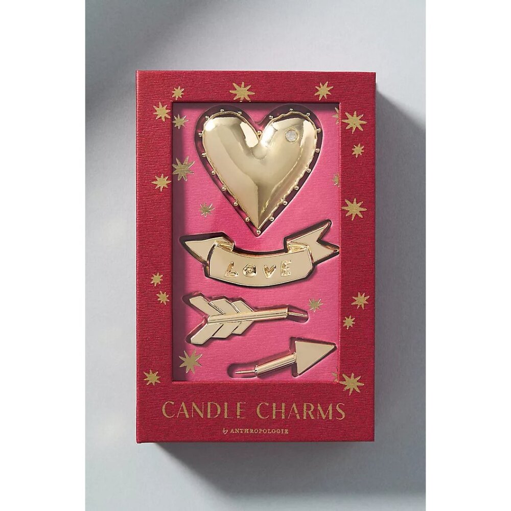 Anthropologie Heart Candle Charm NWT
